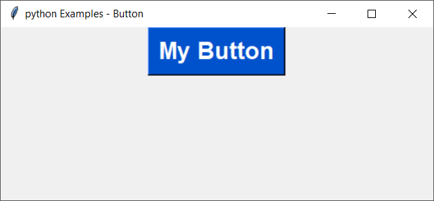 Python tkinter button with custom font properties