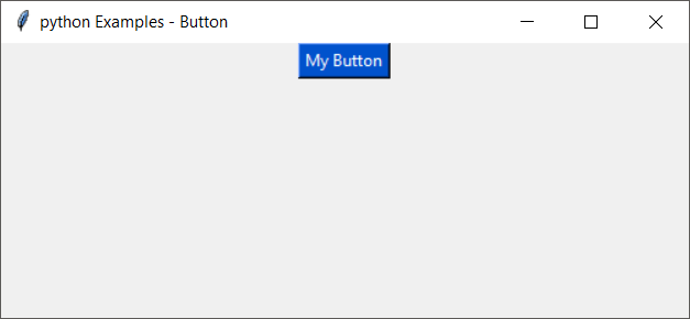 Python tkinter button