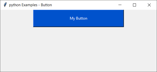 Python Button Example