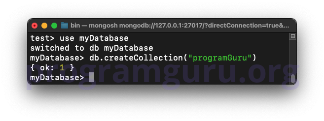 MongoDB Create Index