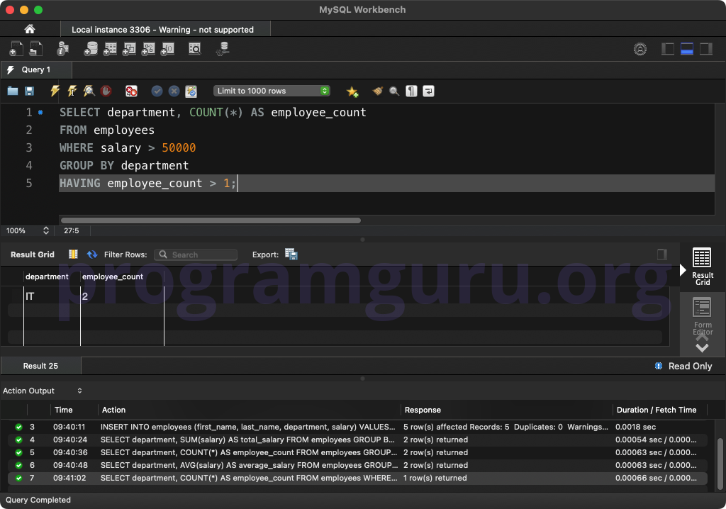 MySQL HAVING WITH WHERE