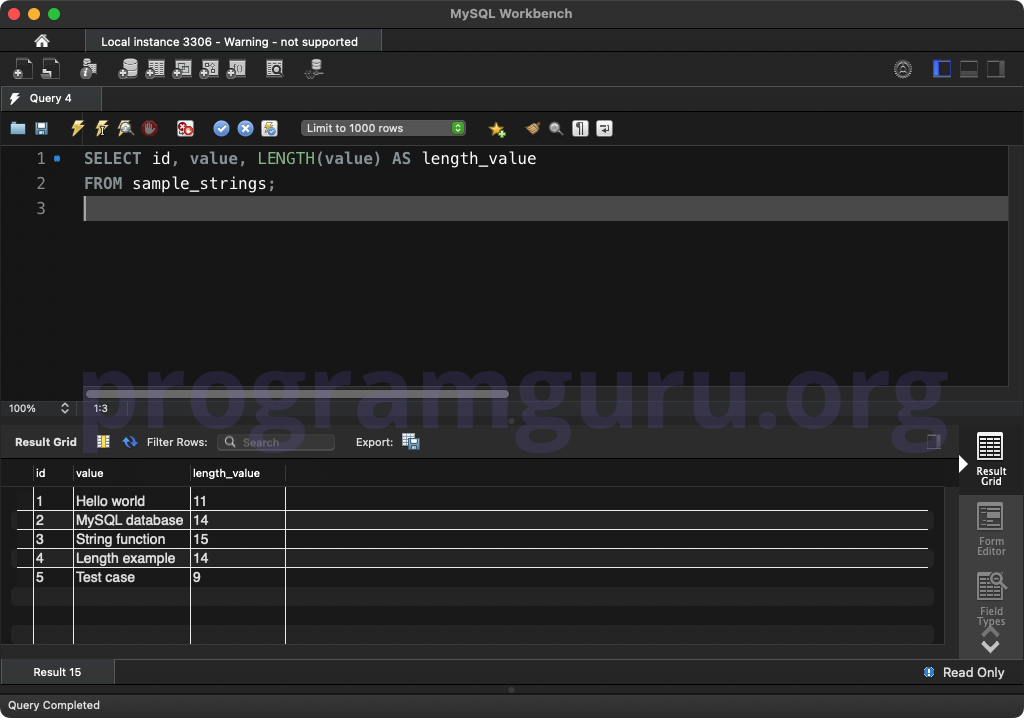 MySQL LENGTH() WITH MULTIPLE COLUMNS