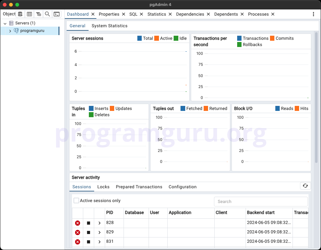 Step 4 - pgAdmin Add Server