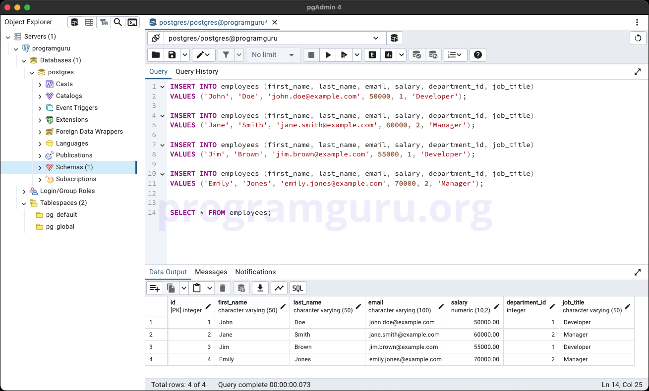 PostgreSQL GROUP BY