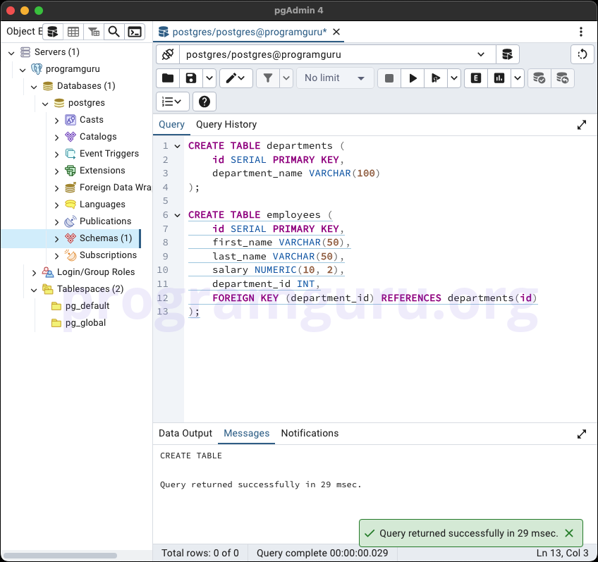 PostgreSQL Subquery