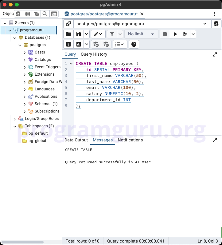 PostgreSQL UPDATE