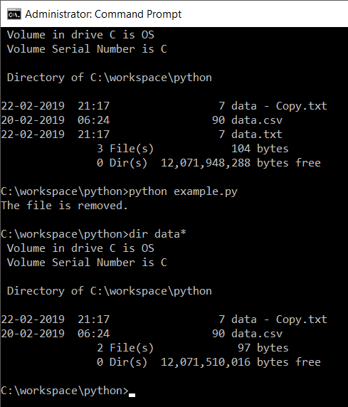 Python Remove Or Delete File