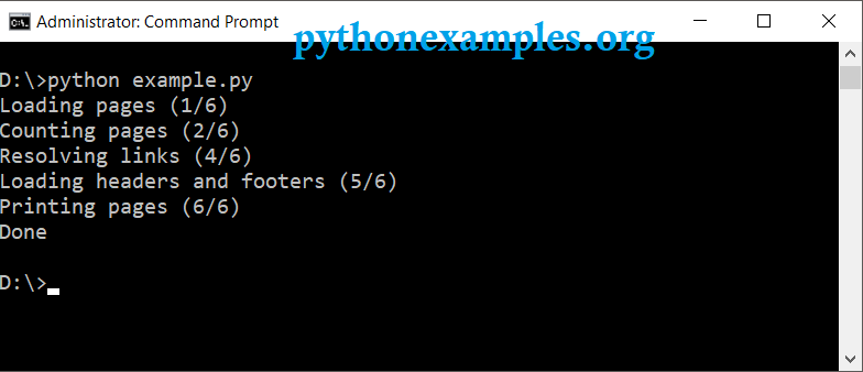 Python Convert HTML Page To PDF