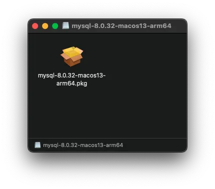 Install MySQL on Mac