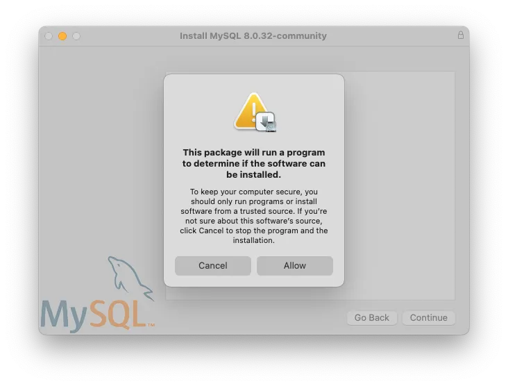 Install MySQL on Mac