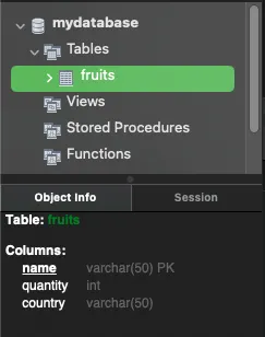 Python MySQL - Drop table