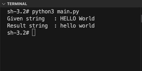 Python String casefold()