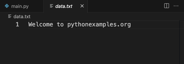 Python – Open file in write mode